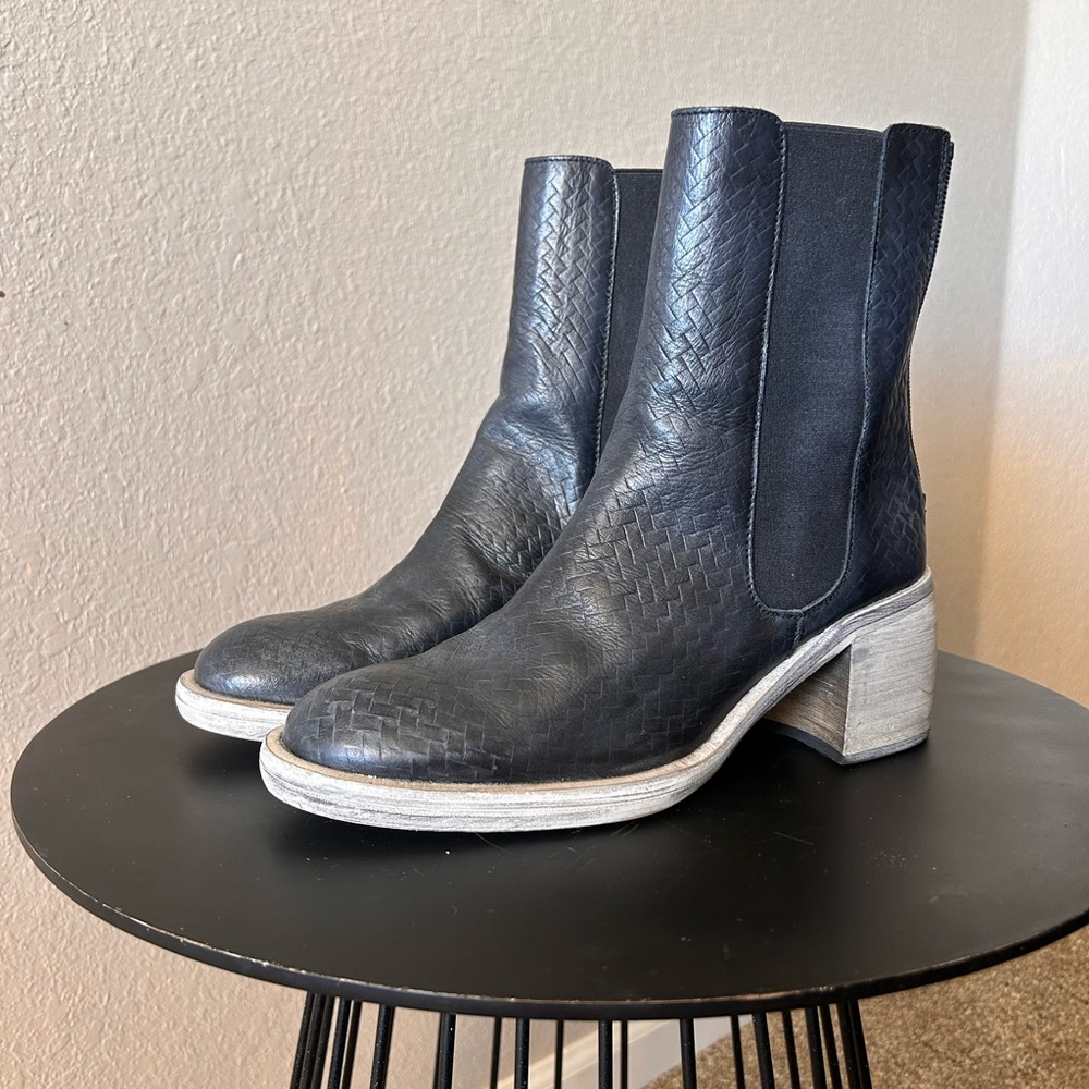 Free People Faux Leather Chelsea Boot - Picture 3 of 6